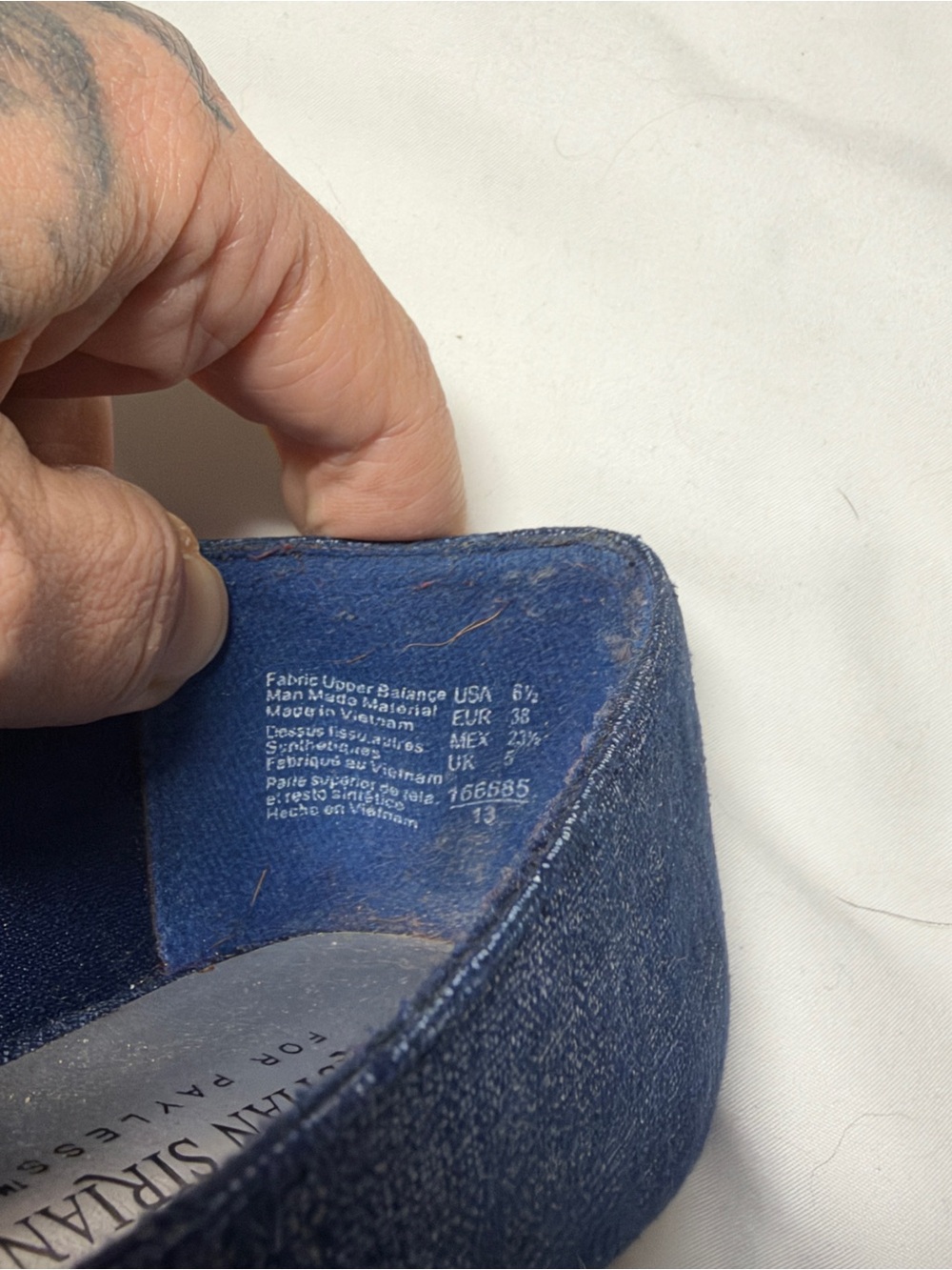 Payless Blue Pointed Toe Flats - Picture 3 of 4
